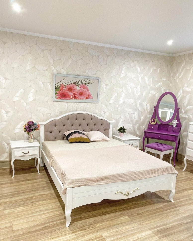 Кровать "Флоренция" с каретной стяжкой