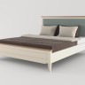Кровать "Римини" с каретной стяжкой Кровать "Римини" с каретной стяжкой