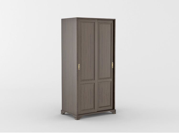 Шкаф-купе двухстворчатый "Лира" (направляющие СКМ)